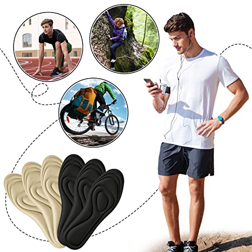 8 Pares Plantillas de Zapato 3D, Talla 6-11 miniatura 2
