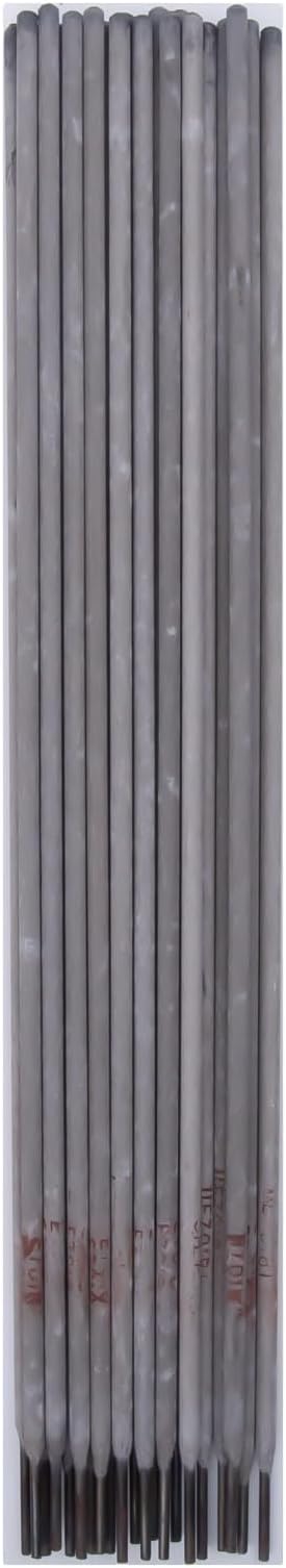 Low Hydrogen E7018 Welding Rods 3.2mm, Carbon Steel Electrodes for Steel - Basic Coated, 500g Pack (300-400mm Length, Silver)(2.5mm)