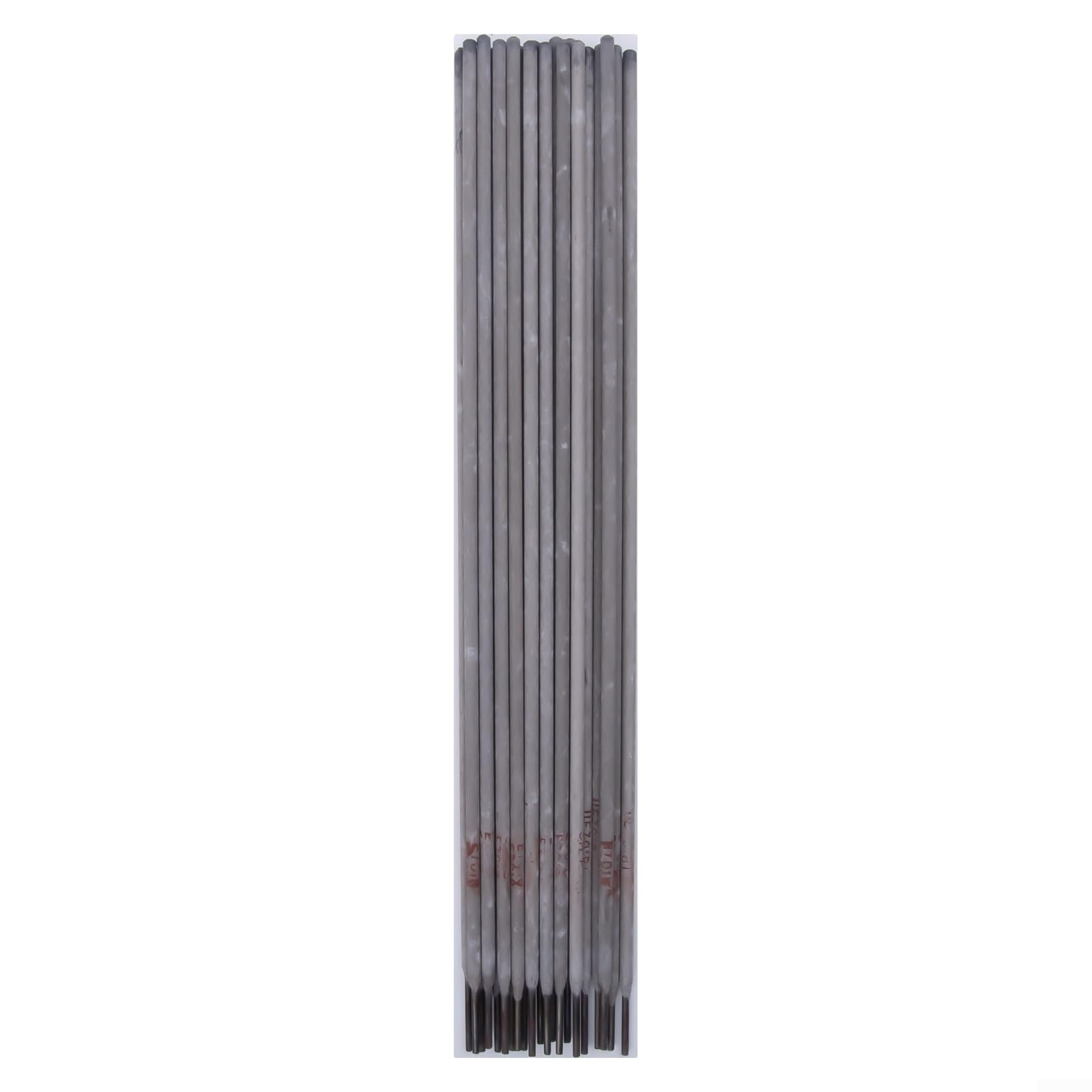 Low Hydrogen E7018 Welding Rods 3.2mm, Carbon Steel Electrodes for Steel - Basic Coated, 500g Pack (300-400mm Length, Silver)(2.5mm)