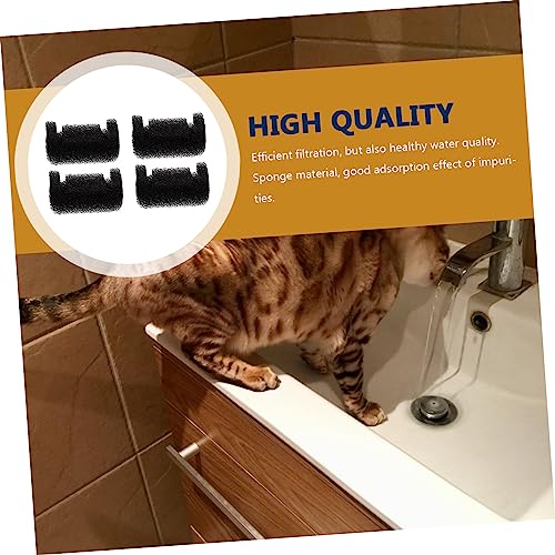 Filtros de esponja para dispensador de agua para mascota miniatura 4