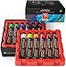 ARTEZA Acrylic Paint, Set of 12 Colors/Tubes (22 ml/0.74 oz.) with Storage Box, Rich Pigments, Non Fading, Non Toxic Paints for Artist, Hobby Painters & Kids, Ideal for Canvas Painting