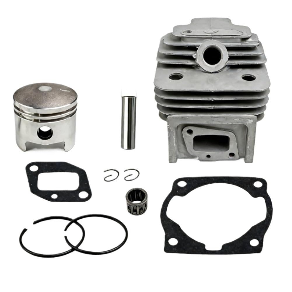 Kit Cilindro metálico 44mm para desbrozadora 52CC | Metal de alta resistencia asegura una larga vida útil(A)