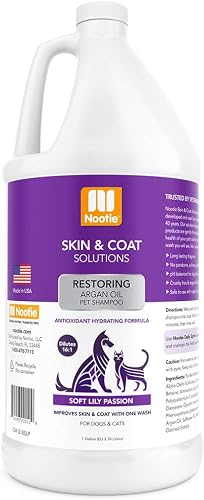 Nootie - Pet Shampoo for Sensitive Skin - Revitalizes Dry Skin & Coat - Natural Ingredients - Soap, Paraben & Sulfate Free - Cleans & Conditions