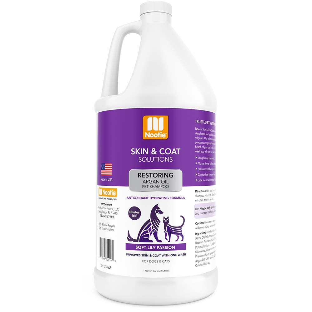 Restoring Soft Lilly Passion With Argan Oil, 1 Gal Dog Shampoo & Cat Pet Grooming, Lily Shampoo, G18Slp