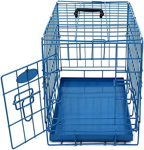 Easipet Blue Metal Dog Cages In 5 Sizes (20" Small)