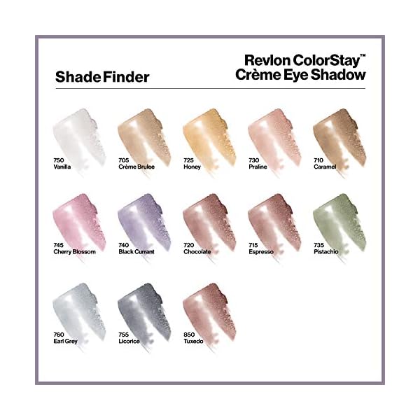 Revlon-Colorstay-Creme-Eye-Shadow-Longwear-Blendable-Matte-or-Shimmer-Eye-Makeup-Creme-Brulee-705 Revlon Crème Eyeshadow, ColorStay 24 Hour Eye Makeup, Highly Pigmented Cream Formula in Blendable Matte & Shimmer Finishes, 705 Crème Brûlée, 0.18 Oz