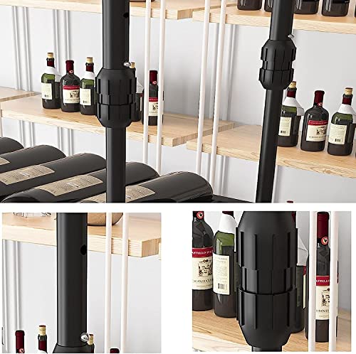 Support de verre à vin suspendu au plafond et casier à vin - 6