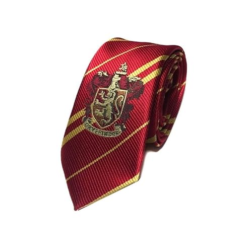 Gravatas Hogwarts - Sonserina, Lufa-Lufa, Corvinal & Grifinória - Harry (Grifinória)