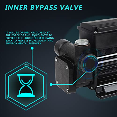 Image of Trupow 110V AC 20GPM Electric Self-priming Diesel Kerosene Oil Fuel Transfer Extractor Pump