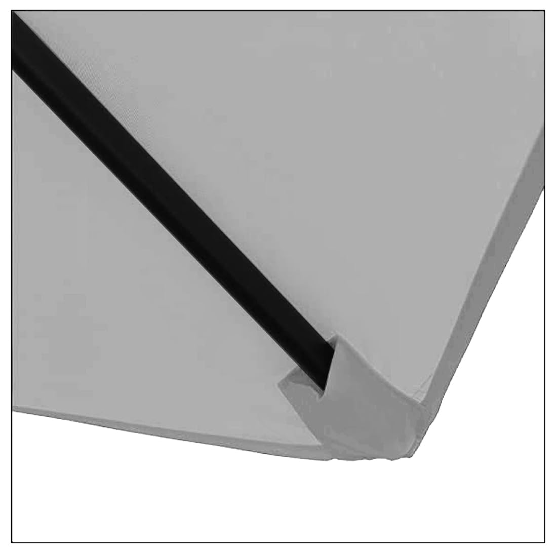 Acomoda Textil – Sombrilla de Jardín con Forro Anti UV. Parasol de Aluminio con Manivela, Toldo Octogonal 3 M Ø para Patios y Terrazas 244 x 300cm.
