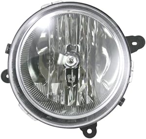 AM Autoparts Headlight Assembly Compatible With 2007-2010 Jeep Compass 2007-2017 Patriot Driver Side