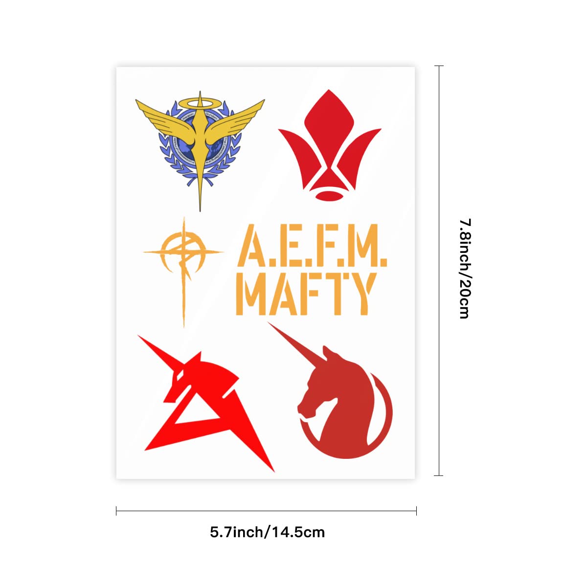 Amazon.co.jp: ネオ ジオンガンダム ビスト財団 クリスタルステッカー