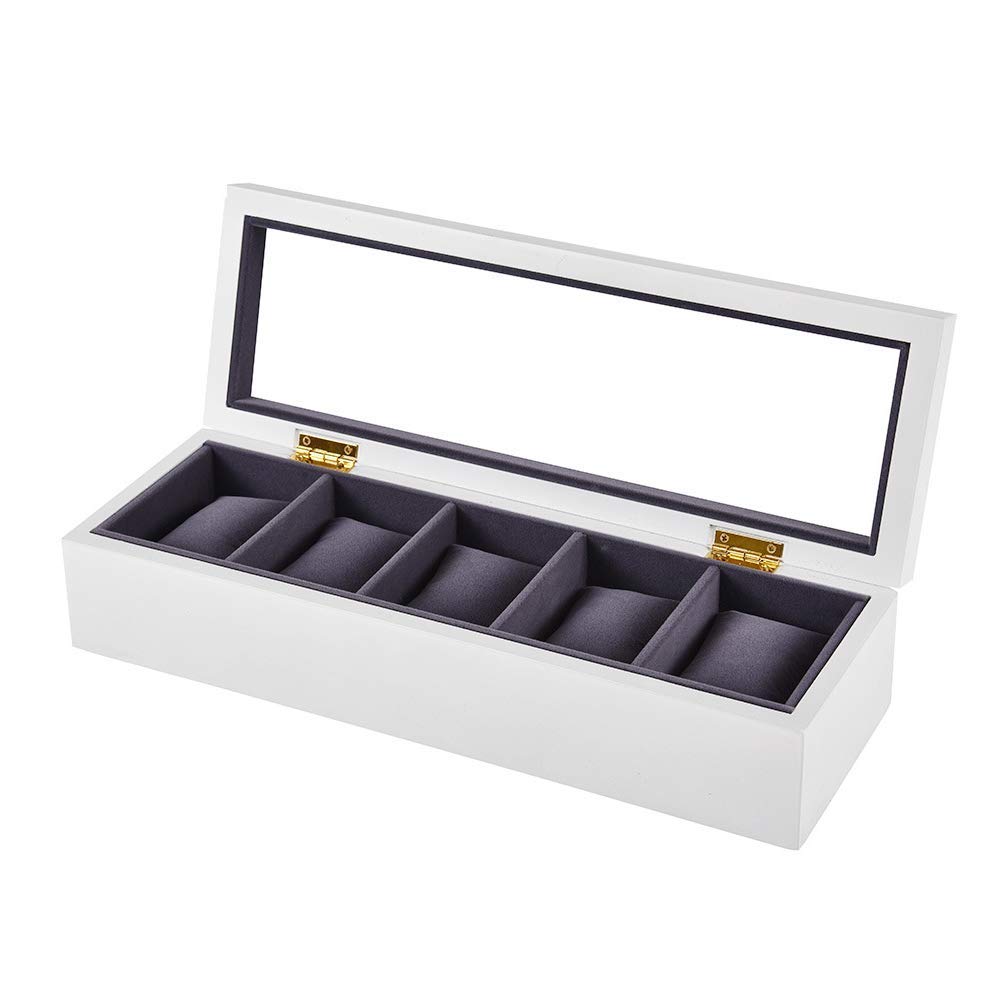 Boîte cadeau avec couvercle en verre pour célébrer les moments forts avec un écrin de montres