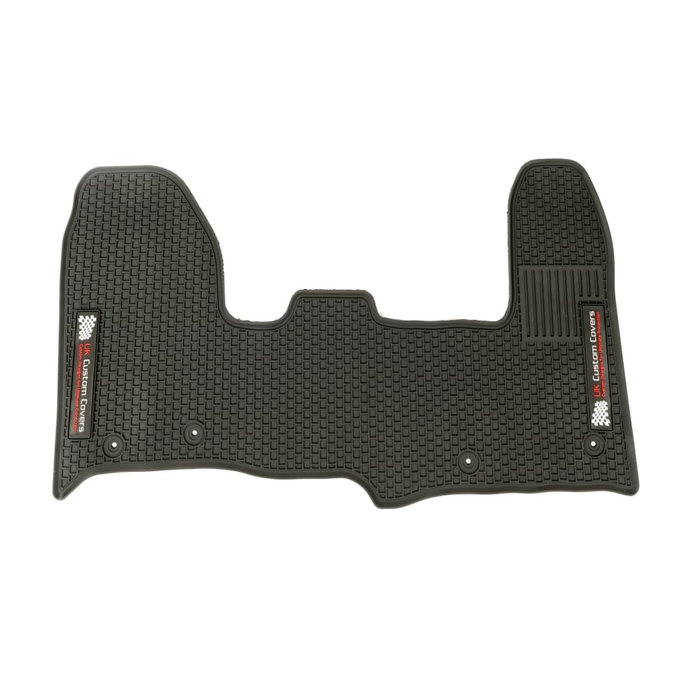 To Fit Ford Transit Custom (Automatic) (2018-2023) Front Heavy Duty Rubber Floor Mats (Black) - RM931