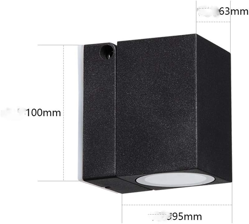 Wall sconces Outdoor Waterproof Chandelier Die-cast Aluminum Hanging Light European-Style Balcony Corridor Courtyard Pendant Lamp Glass Lampshade Outdoor Wall Light Exterior Light Fixture