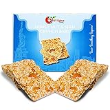 NY SPICE SHOP Honey Nut and Seed Crunch Bars – 1 Pound (16 oz.) Honey Sesame Brittle – Sesame Seed Candy – Sesame Seed Honey Bars – Great Snack & Crunchy Flavour