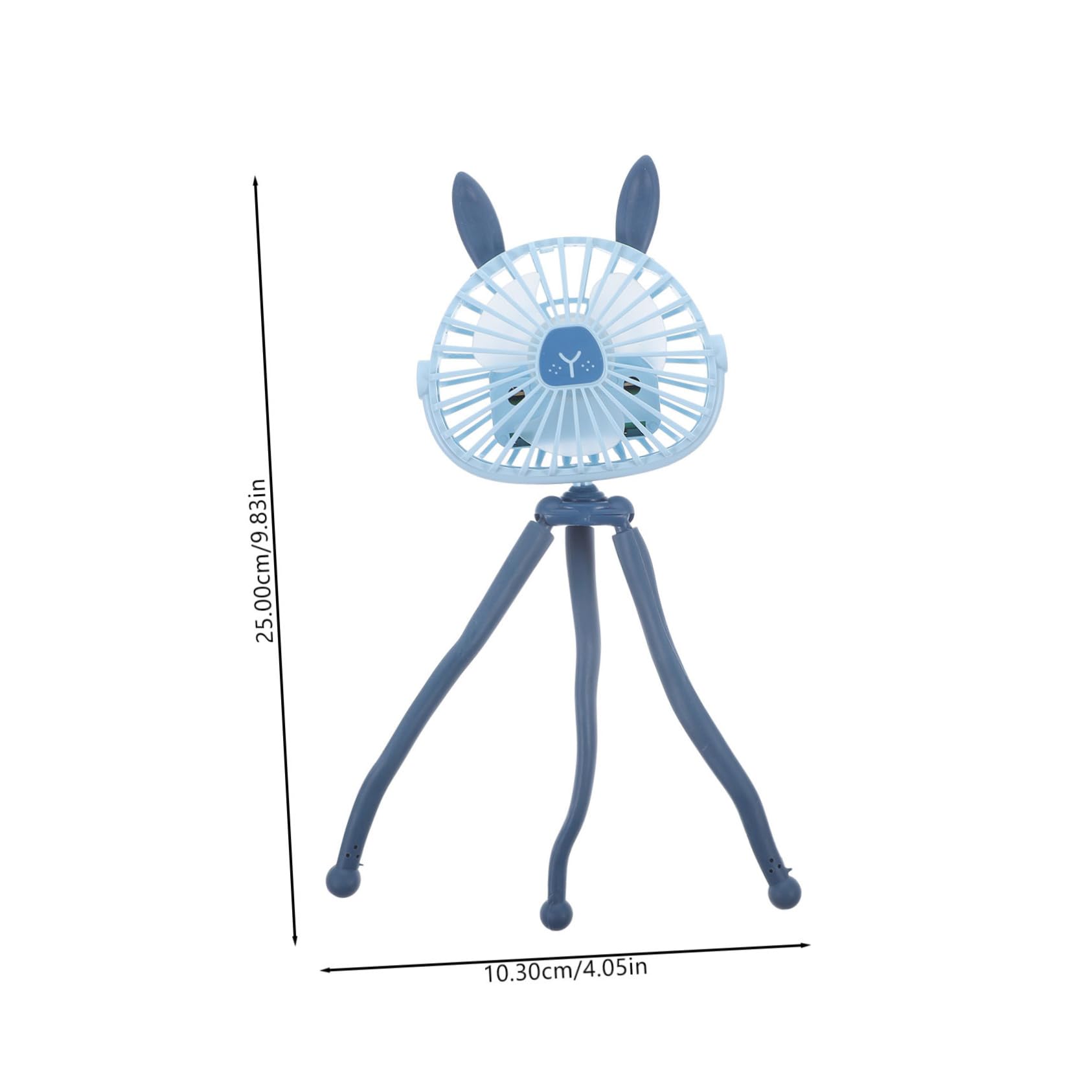 LALAFINA 1Pc USB Portable Stroller Fan with Deformable Tripod Handheld Clip Design Quiet Operation for Car Seats Cribs and Outdoor Use for Parents