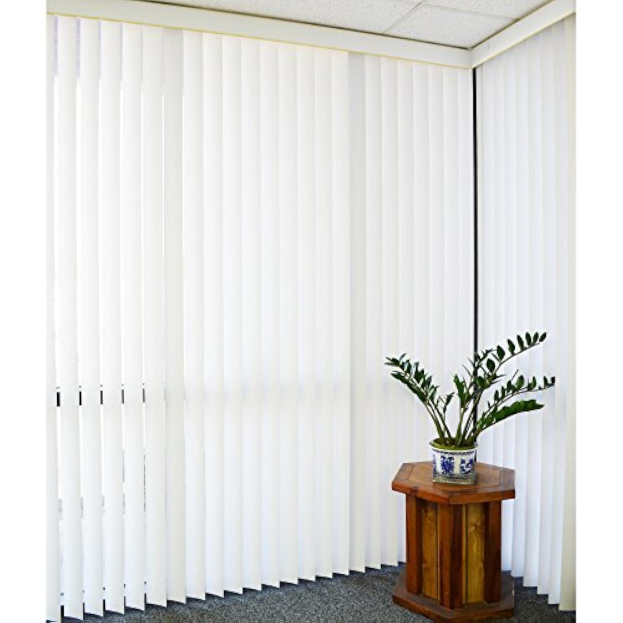 White Vertical Replacement Blinds Slats (6 Pack)