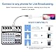 BOMGE Professionelles 6-Kanal 99DSP DJ-Audio-Mixer-Interface, Desktop-Karaoke-Mischpult mit MP3-Eingang, USB, Bluetooth-Eingang, Stereo-Aufnahme und 48-V-Phantomspeisung