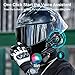 Motorcycle Helmet Bluetooth Headset 2 Way Intercom 550 Yards,HIFI Sound,Noise Cancellation,Music Share,1000mAh,Helmet Speakers Headphones FM,Easy to Connect/Use with Gloves,Waterproof,Voice Assistant