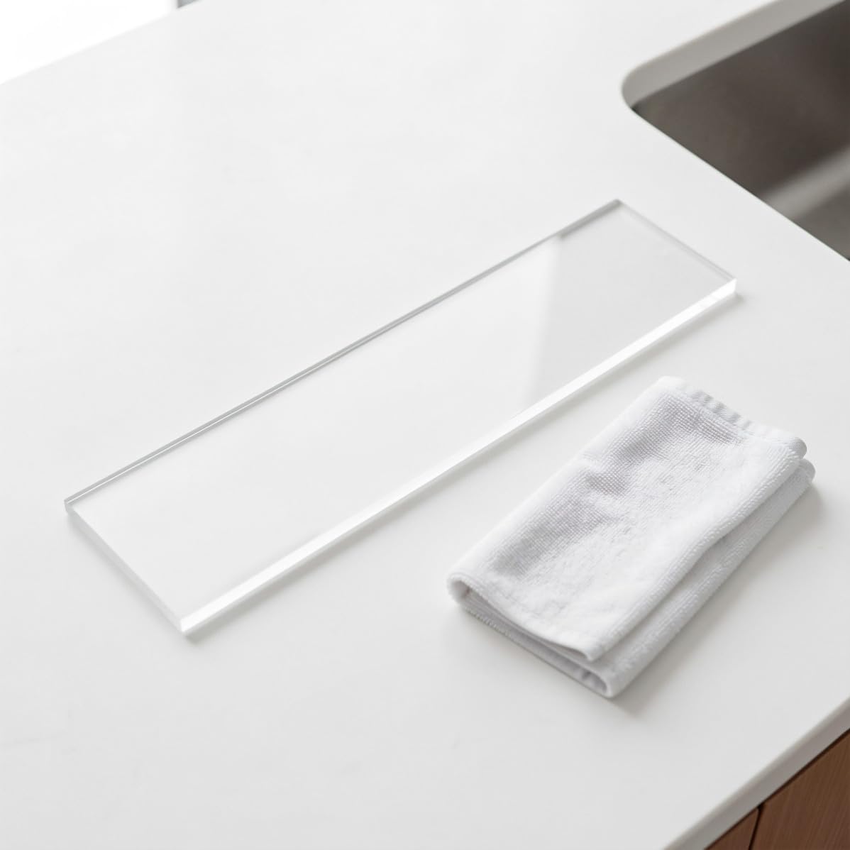 LABRIMP Acrylic Medicine Cabinet Shelf Divider Board 2pcs