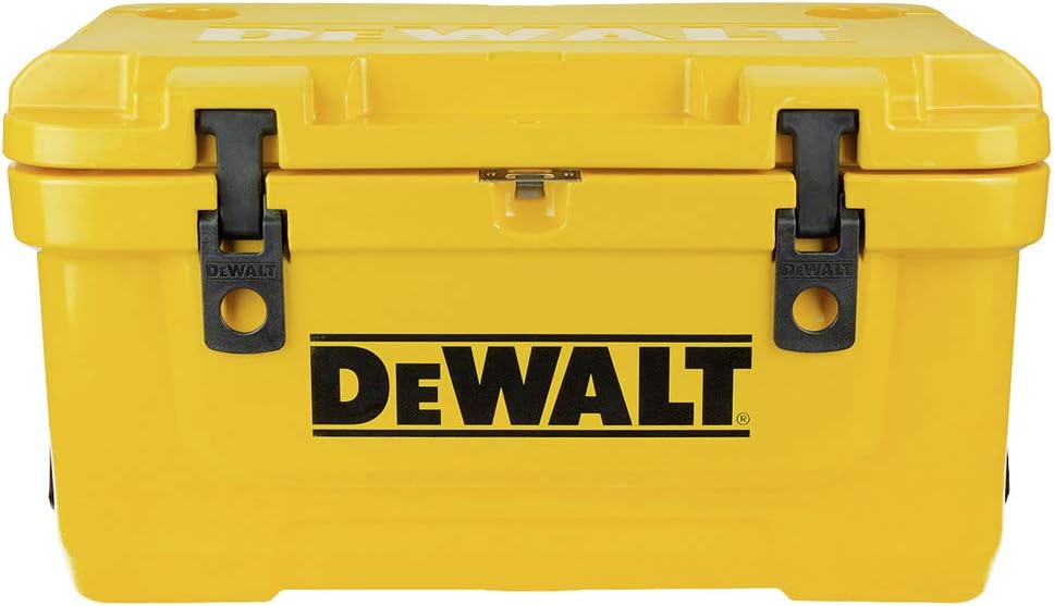 DEWALT 45 Qt Roto Molded Cooler, Heavy Duty Ice Chest for Camping, Sports & Outdoor Activities
