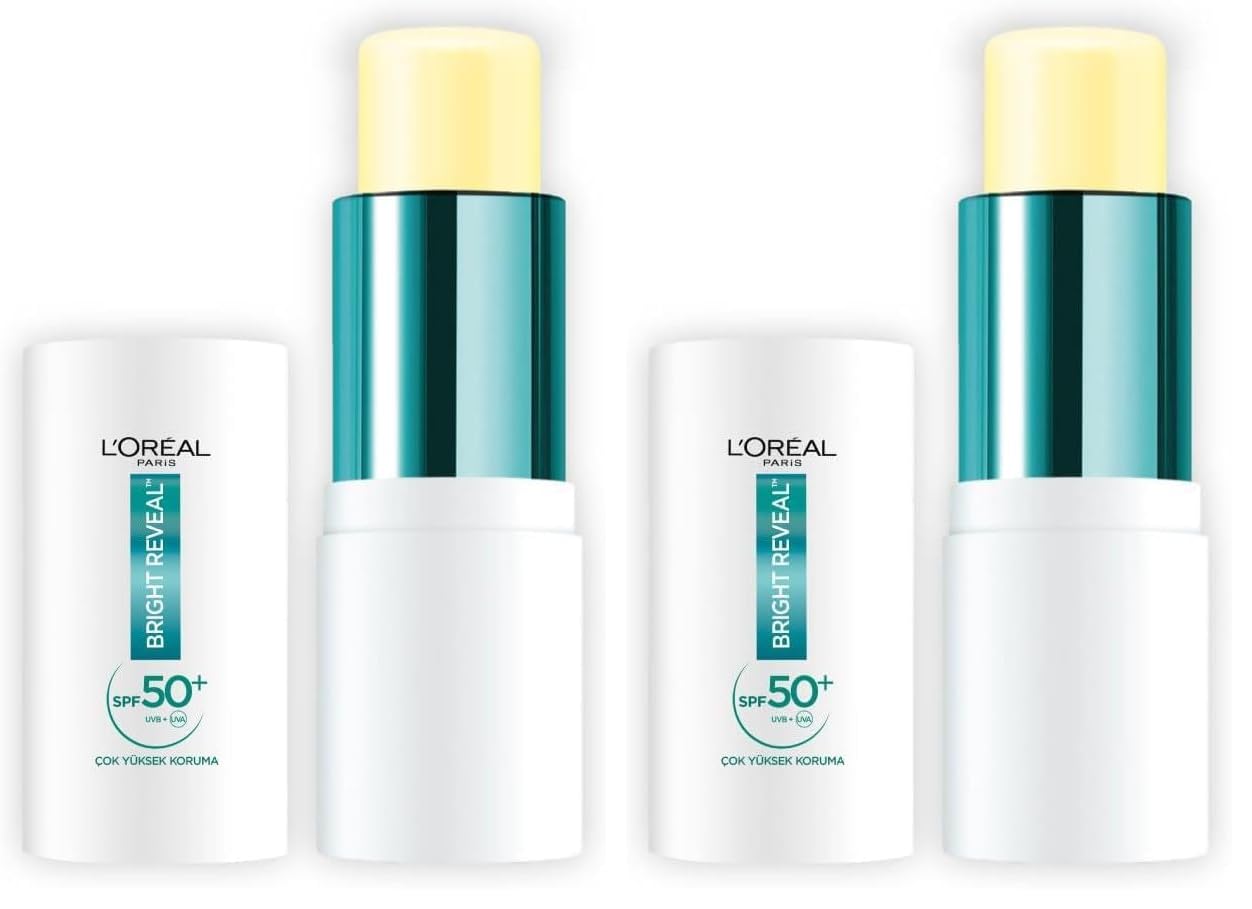 L'Oreal Paris Bright Reveal Spf 50+ Ultra Koruyucu Ultra Pratik Stick Güneş Kremi 9ml (2 paketi)
