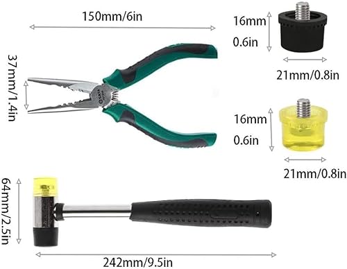 image for Tsurpcao Upholstery Tacks Tools,Nailhead Decorative Trim, Furniture Ta