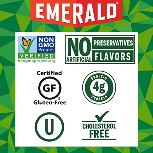 Emerald Nuts, Dry Roasted Almonds 100 Calorie Packs, 0.63 Ounce, 7 Count (Pack Of 12) #TOP7