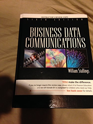 Business Data Communications (Instructors Revie... 013606745X Book Cover
