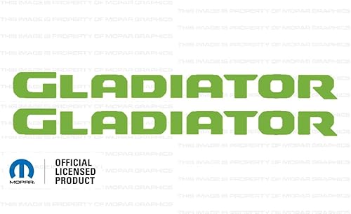 Miniatura 2 de Decal Mods Calcomanía gráfica para capó de gladiadoradhesivo para Jeep WranglerGladiator JLJT (2019-2022) Rojo CR (juego de 2)  SJ4T8