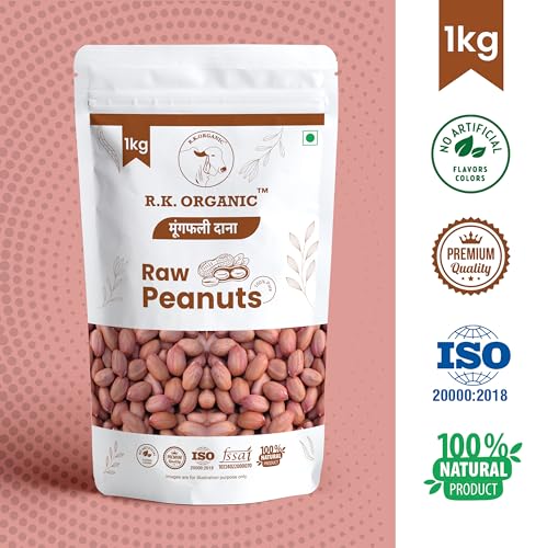 Image of R.K.ORGANIC Premium Raw Jumbo Peanuts, Vacuum Packed Moongfali