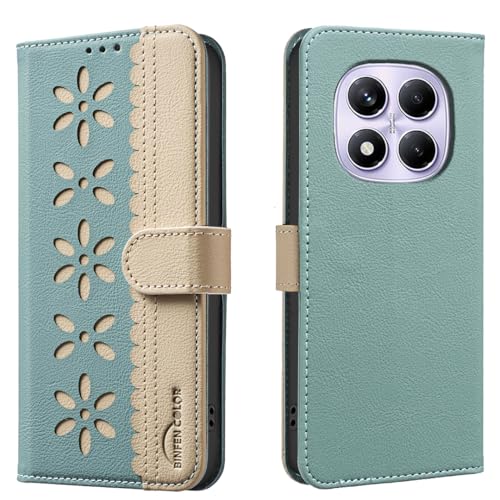 �X�}�z�P�[�X �Ή��@�� for Redmi Note 14 Pro 4G �yRFID�Ւf�@�\�z�y�t���b�v���L�b�N�X�^���h �J�[�h�X���b�g ���C���J�zGreen