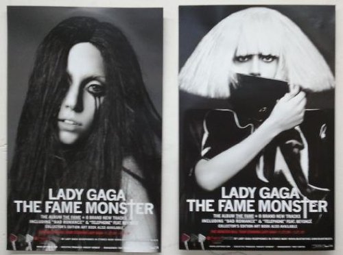LADY GAGA - THE FAME MONSTER 2-SIDED 14x22 POSTER P2260