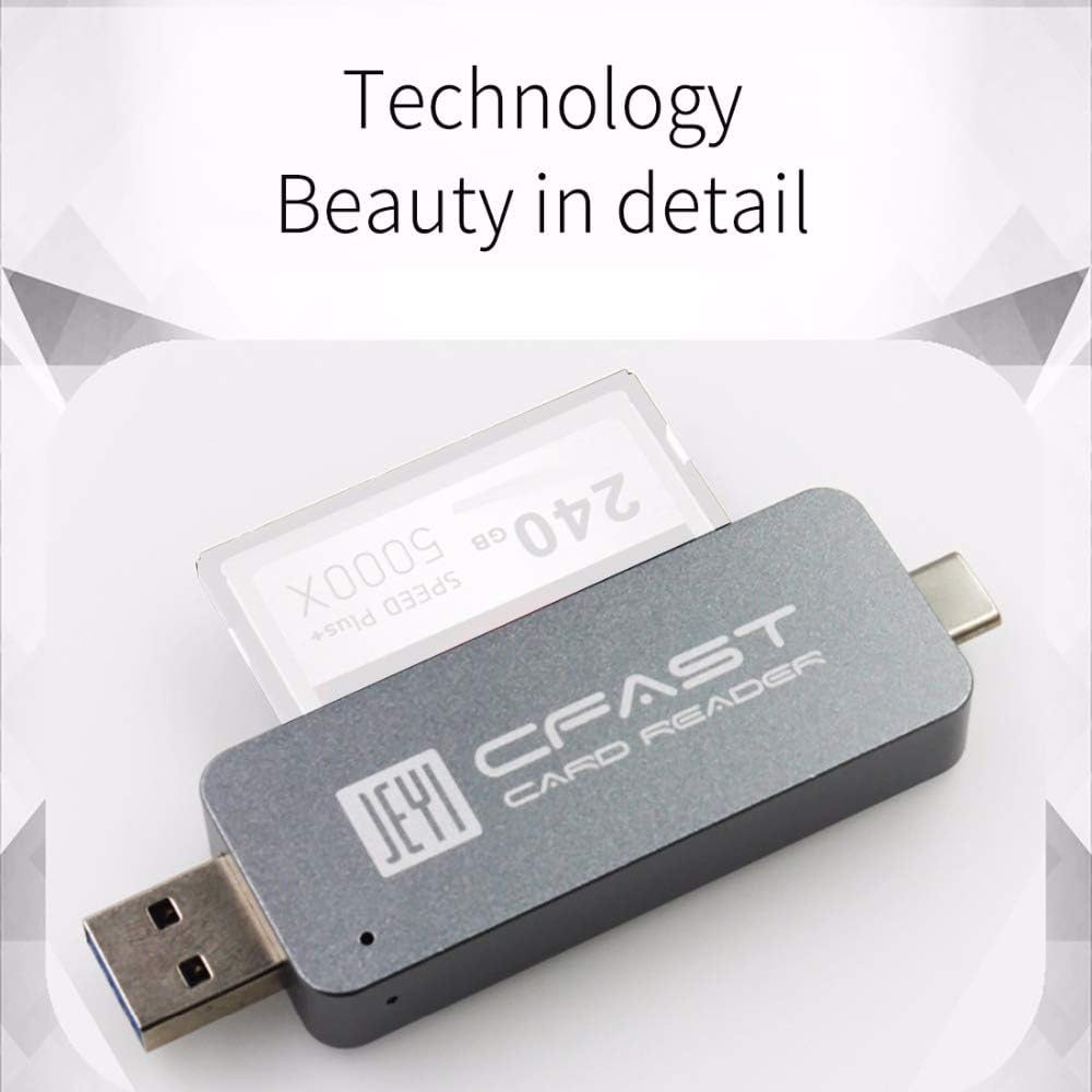 激安通販専門店 CFastカードリーダー BYEASY USB-A USB-C適用 SONY