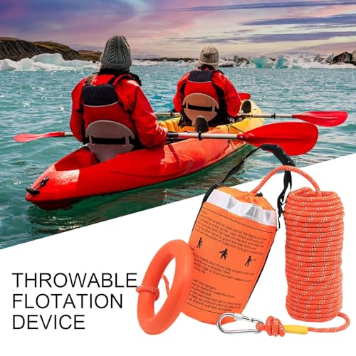 Bolsa de rescate acuático de despliegue rápido con elementos reflectantes para barcos 2
