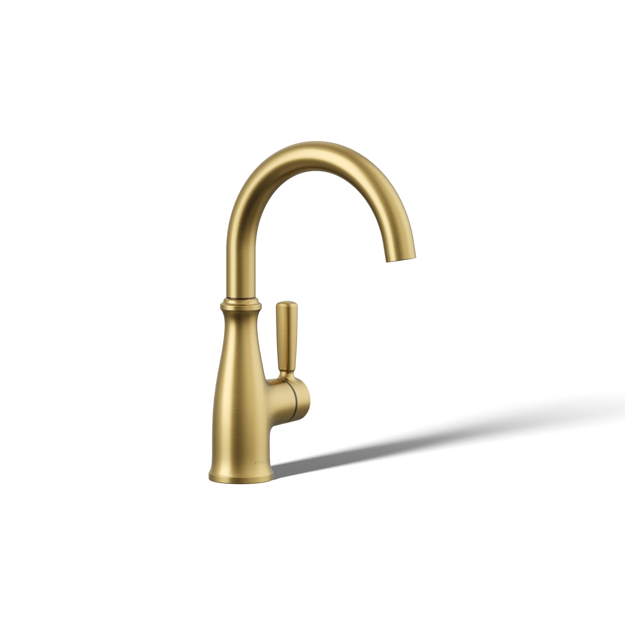Robinet de boisson traditionnel mitigeur de cuisine Kohler en laiton et bronze huilé