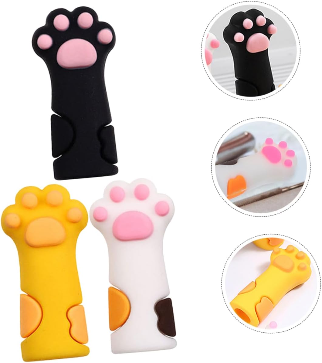 9Pcs Cute Silicone Cuticle Scissors Covers Protective Caps for Nail Nippers Stylish Durable Dead Skin Trimmer Sleeves Easy Installation Compact