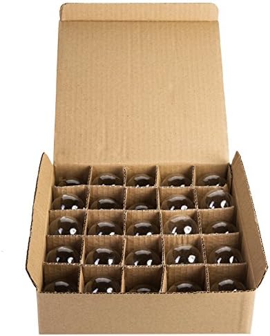 Hometown Evolution, Inc. Box of 25 G50 Clear 2 Inch 7 Watt C7 (E12) 3/8" Base Replacement Bulbs