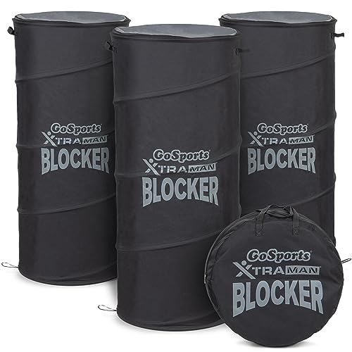 GoSports XTRAMAN PRO 46" XL Pop Up Defender 3 Pack - Heavy Duty Multi-Sport Blocking Dummy - Training Equipment for Basketball, Football, Soccer and More by GoSports - Used condition - US$83.06