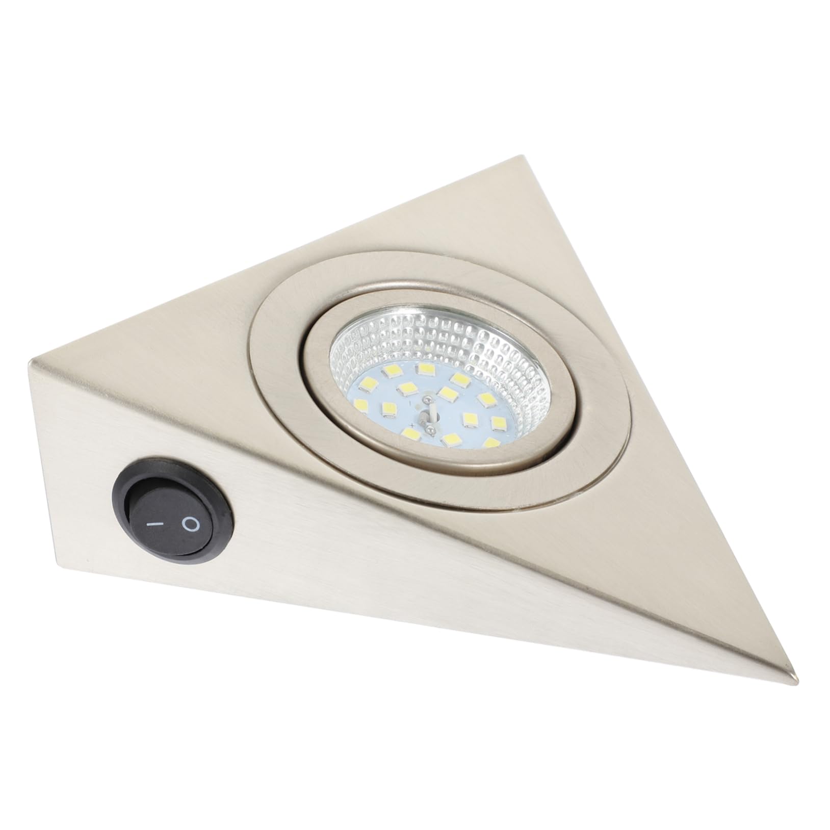 Lampka nocna LED do mebli ze stali nierdzewnej i półki, naturalna biała lampa do kuchni, garderoby i telewizora, łatwa do czyszczenia.