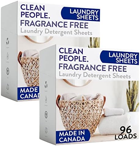 Amazon.com: The Clean People Laundry Detergent Sheets - Laundry Soap ...
