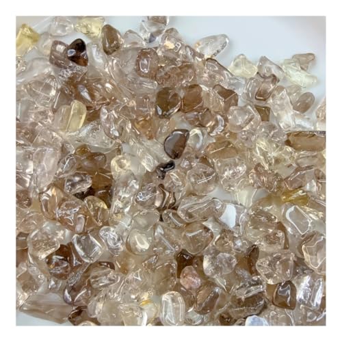 7-9MM 180G Quartz Crystal Chips Irregular Shaped Polished Rock Crystal Aquarium Decoration Gravel