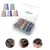 haarnadeln hochzeit creme ❥PAKET: 10 Arten Farben Makronen*2, In insgesamt 200 Stück Farben Makronen mit Aufbewahrungsbox.