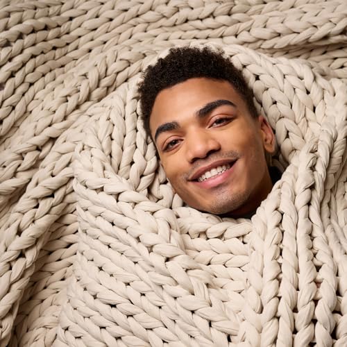 Bearaby Weighted Blanket 15 lbs (40'x72') – Driftwood Blanket...