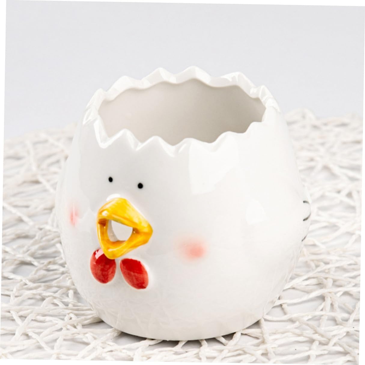Ceramic Egg Yolk Separator Cute Chick Design Kitchen Tool for Baking and Cooking Practical Egg White Divider for Home Shop Cake Shop Hotel Use
