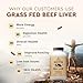 Ancestral Supplements Grass Fed Beef Liver Capsules, Supports Energy Production, Cleansing, Digestion, Immunity and Body Wellness, Non GMO, Freeze Dried Liver Support, 180 Capsules Bottle (3 Pack)