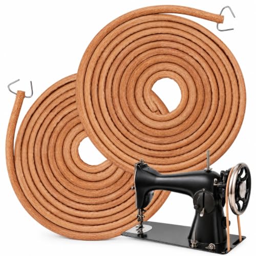 Correa de Maquina de Coser Longitud 183 cm y un grosor de 6 mm, 2 unidades