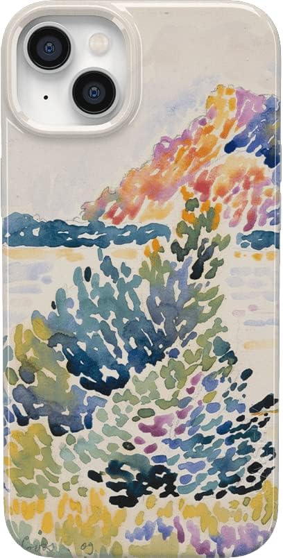 Casely iPhone 15 Case | Cap Negre | The Met Museum Watercolor | Classic Case | Compatible with MagSafe
