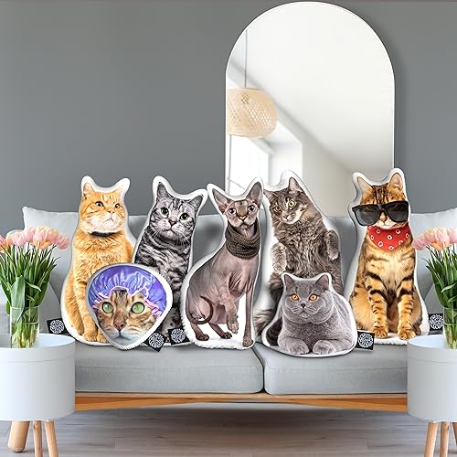 All About Vibe 3D Cat Pillow